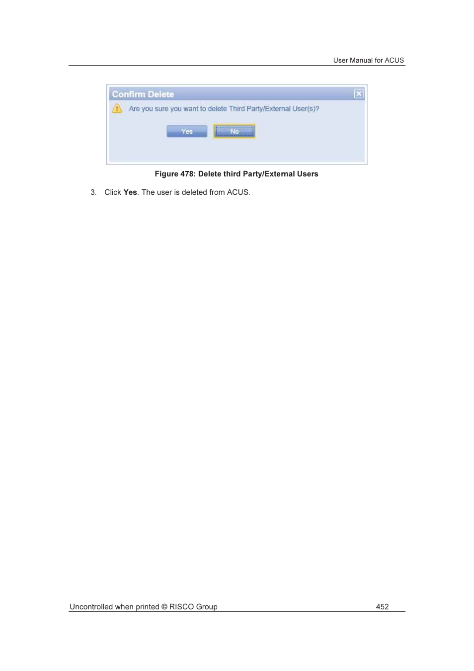 RISCO Group ACUS User Manual | Page 480 / 525