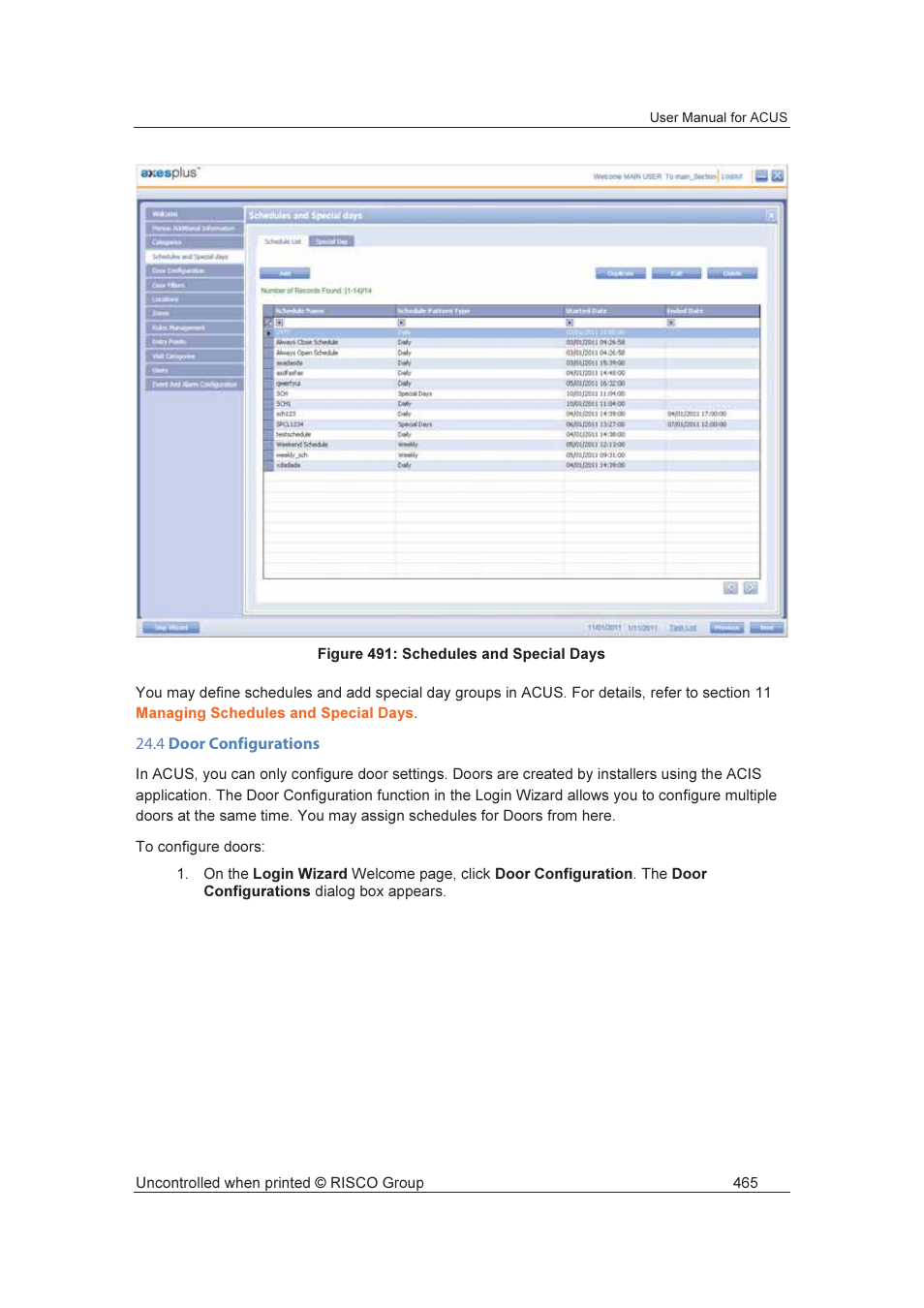 RISCO Group ACUS User Manual | Page 493 / 525