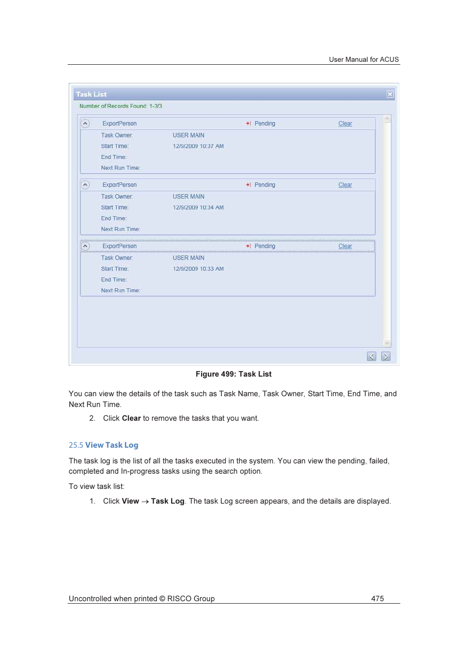 RISCO Group ACUS User Manual | Page 503 / 525