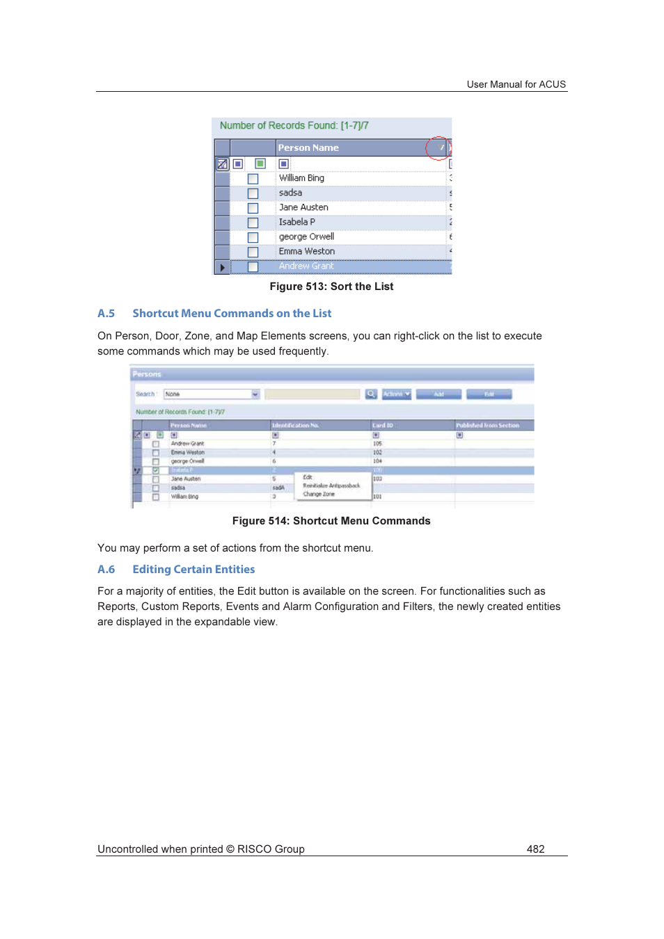 RISCO Group ACUS User Manual | Page 510 / 525