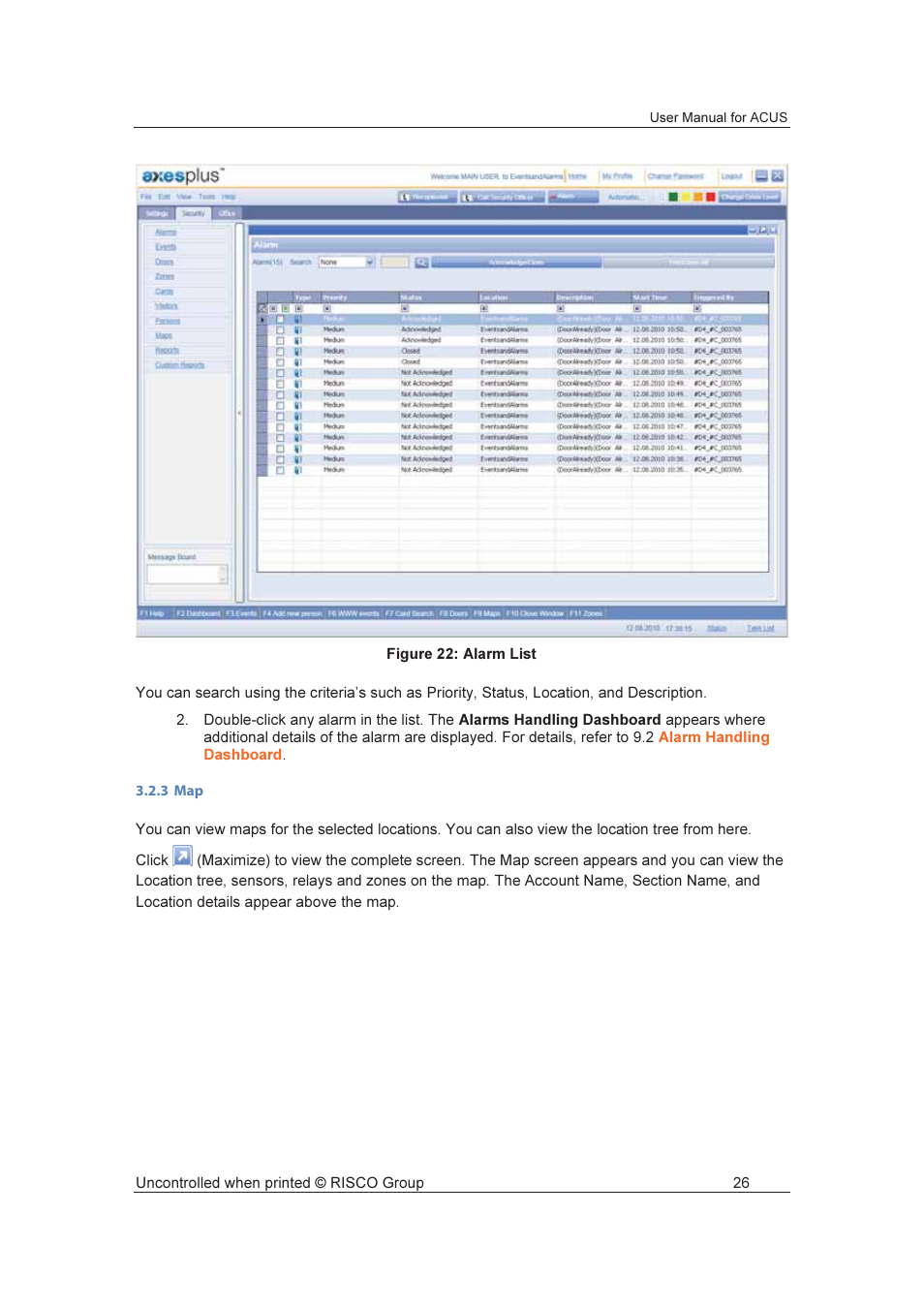 RISCO Group ACUS User Manual | Page 54 / 525