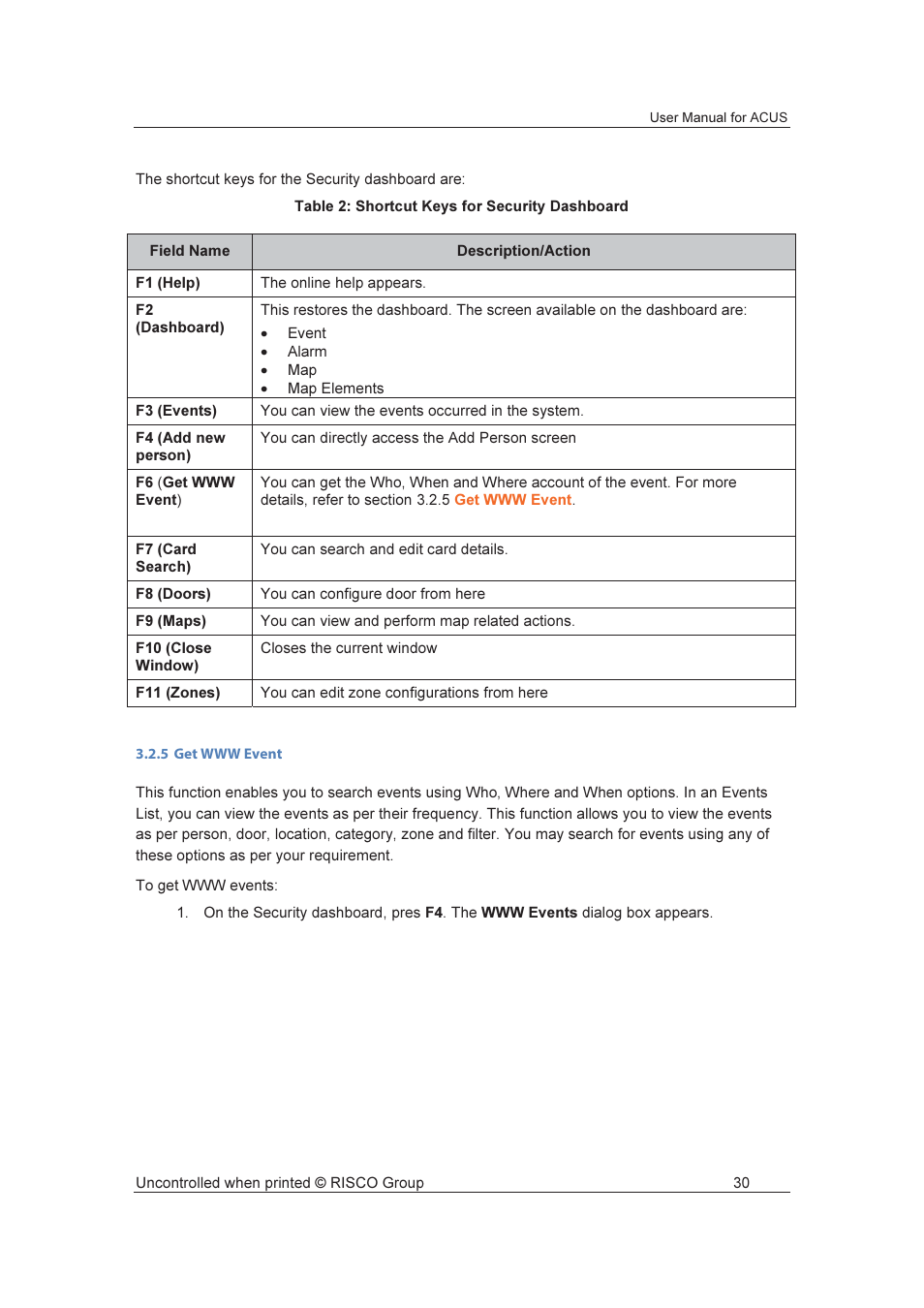RISCO Group ACUS User Manual | Page 58 / 525