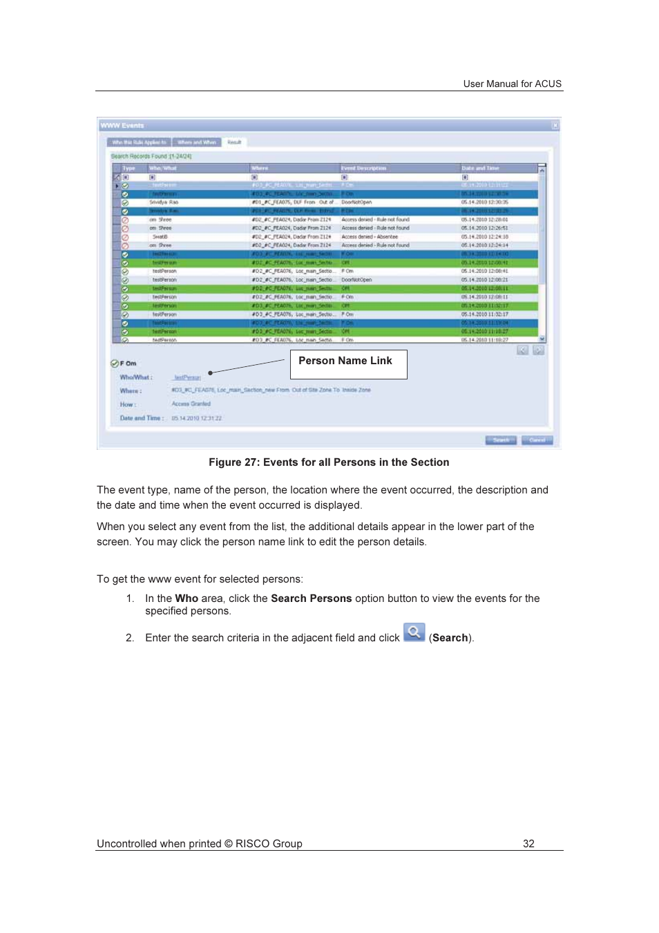 RISCO Group ACUS User Manual | Page 60 / 525