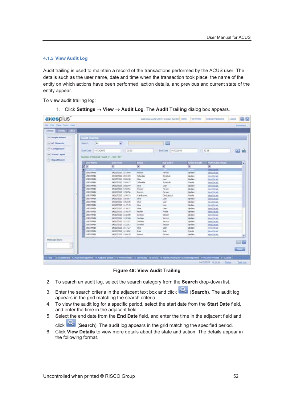 RISCO Group ACUS User Manual | Page 80 / 525