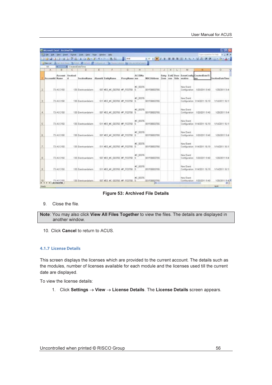 RISCO Group ACUS User Manual | Page 84 / 525