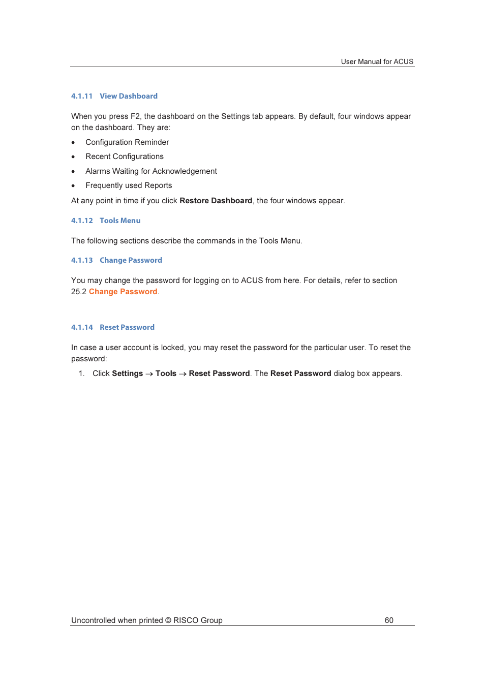 RISCO Group ACUS User Manual | Page 88 / 525