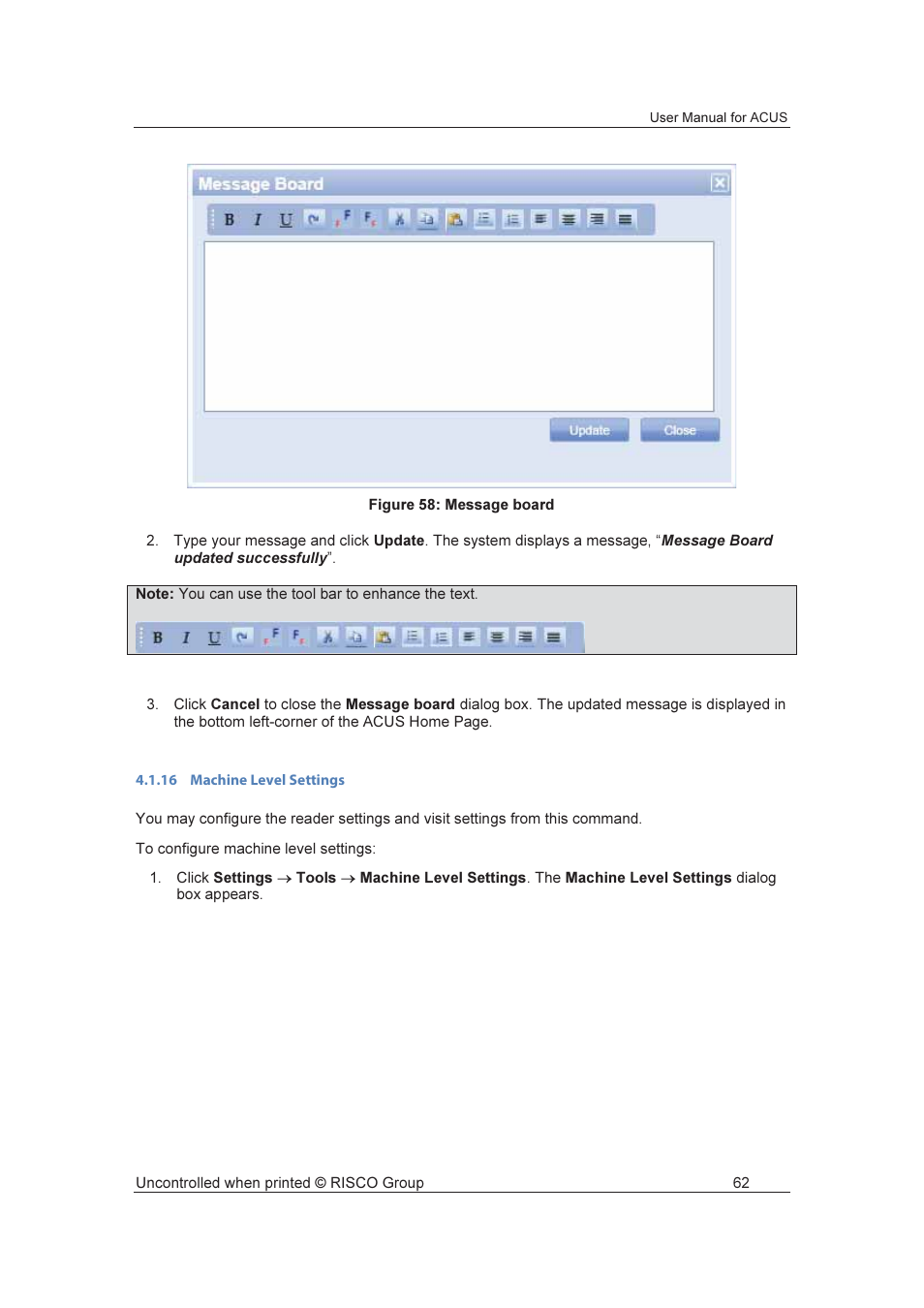 RISCO Group ACUS User Manual | Page 90 / 525