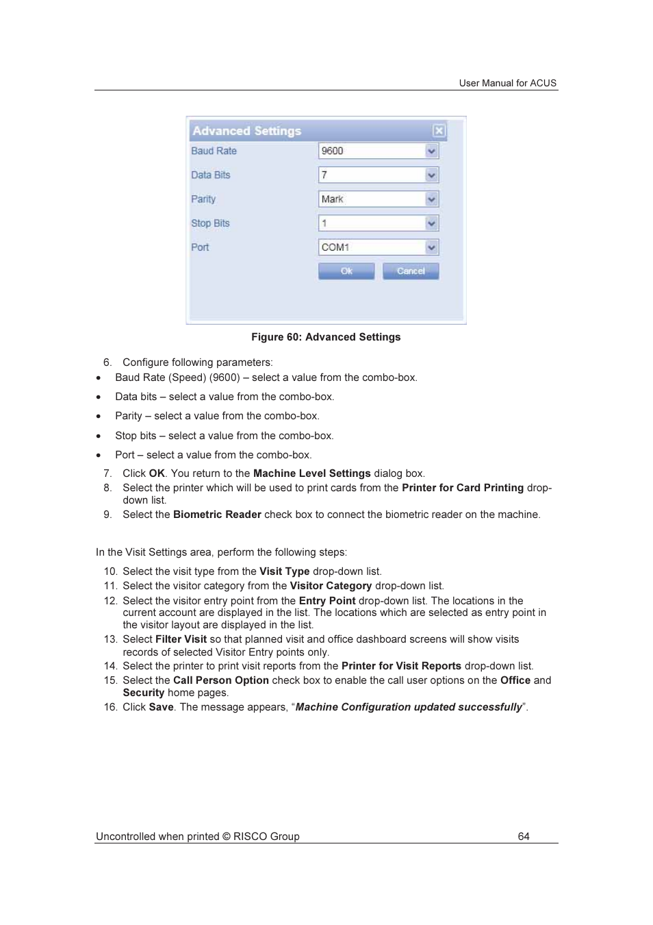 RISCO Group ACUS User Manual | Page 92 / 525