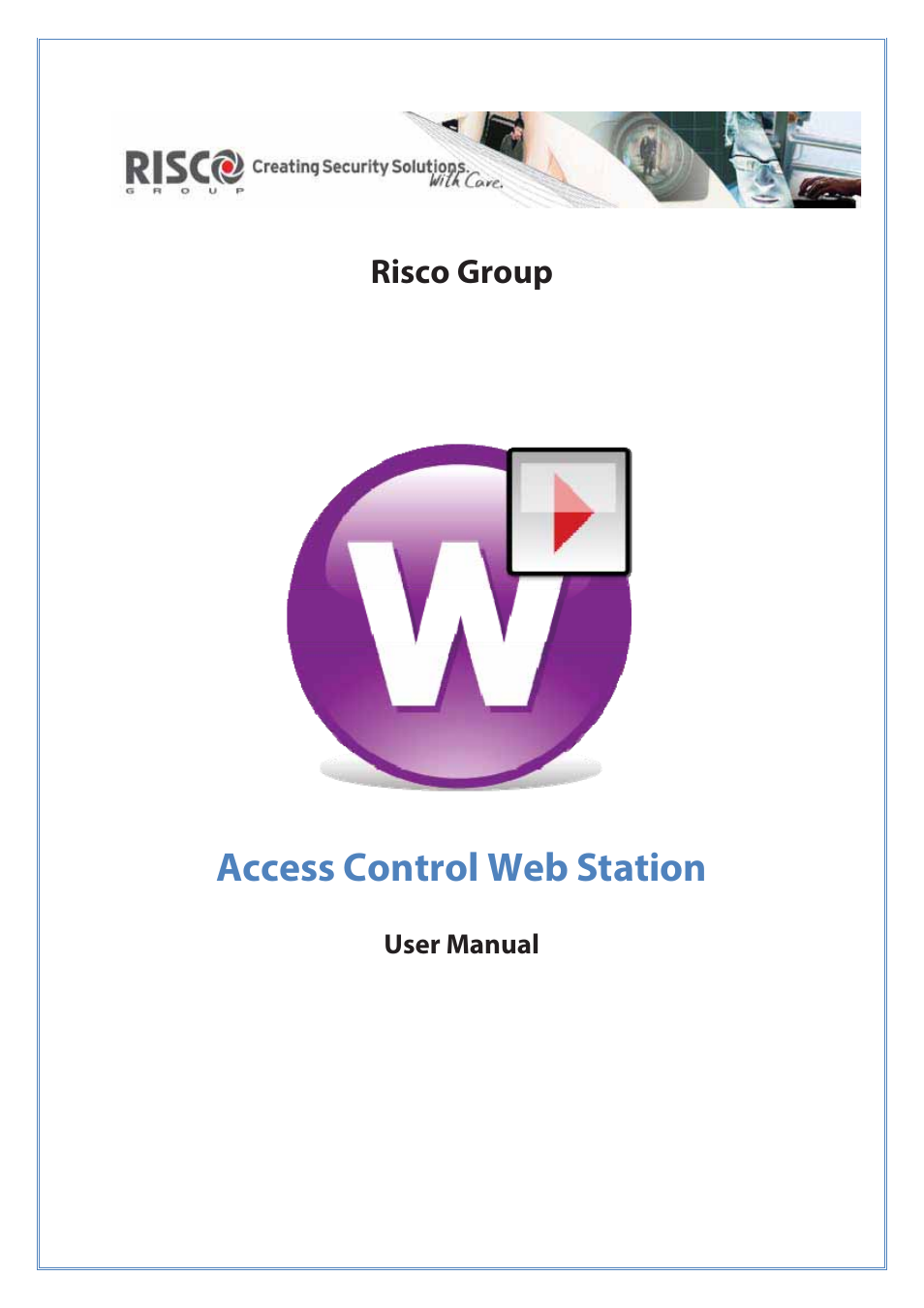 RISCO Group ACWS User Manual | 36 pages