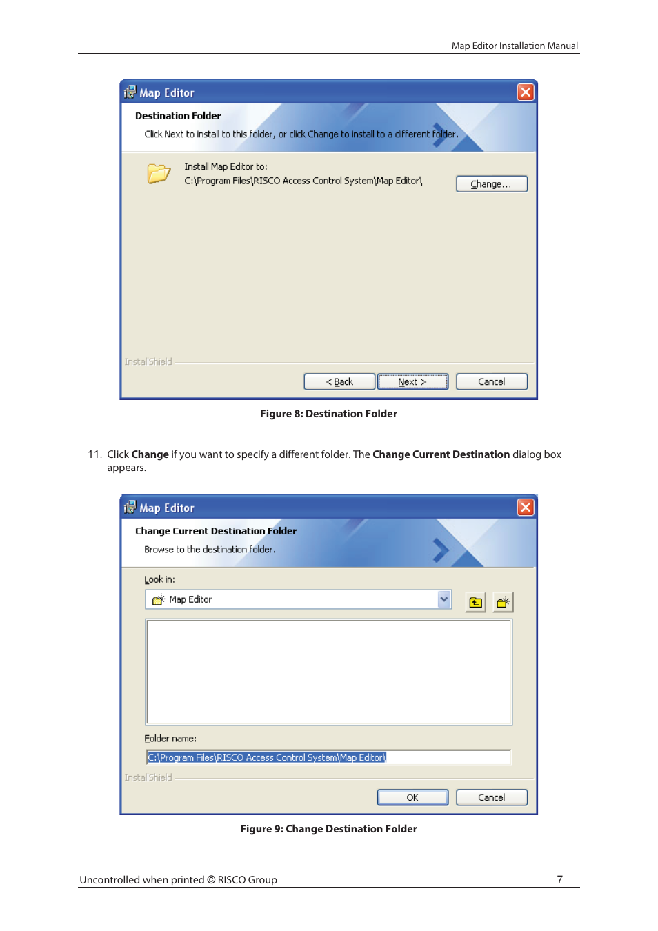 RISCO Group MAP Editor Installer User Manual | Page 13 / 32