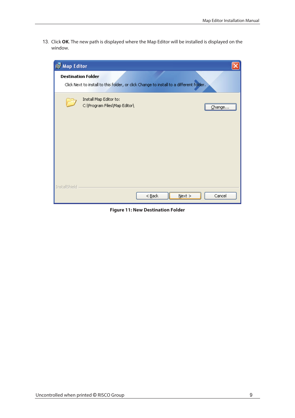 RISCO Group MAP Editor Installer User Manual | Page 15 / 32