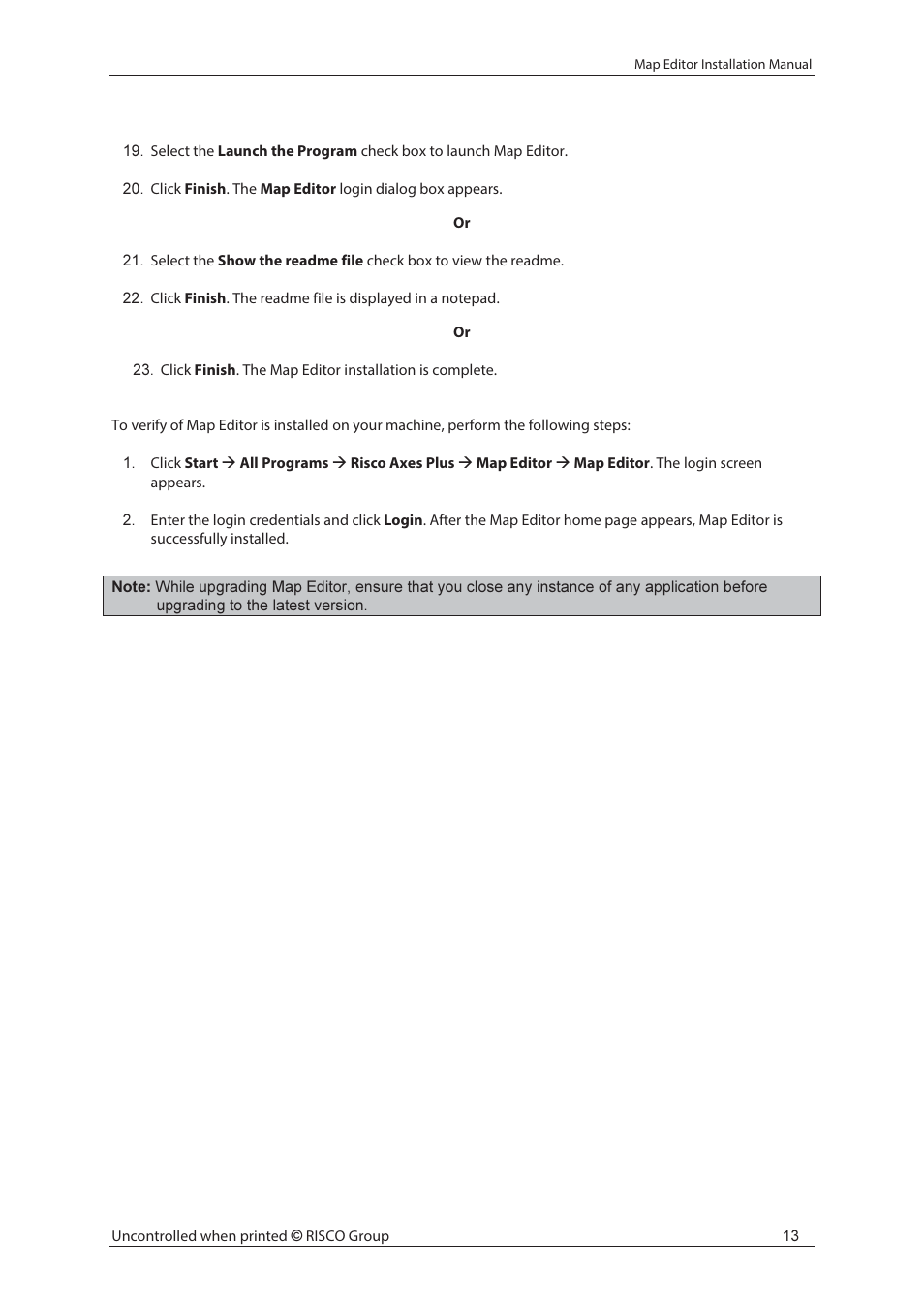 RISCO Group MAP Editor Installer User Manual | Page 19 / 32