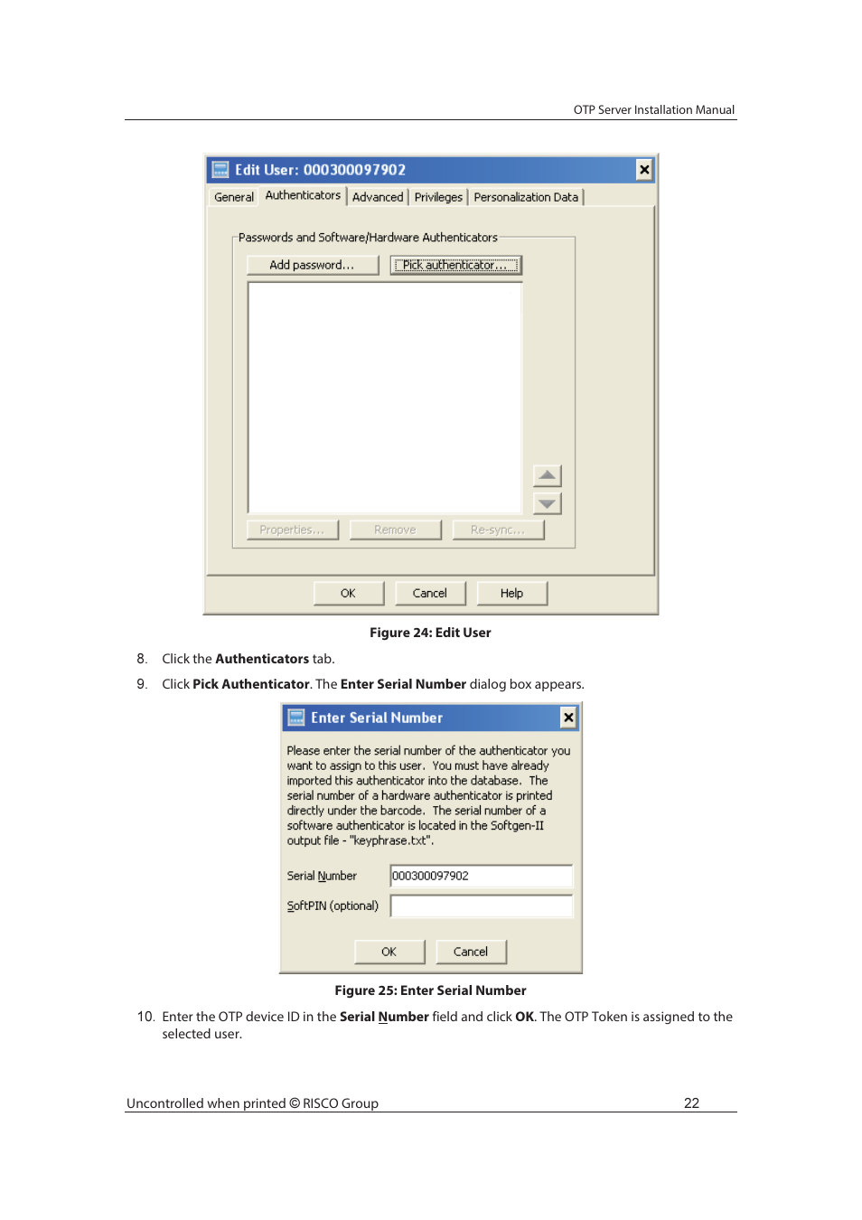 RISCO Group SafeWord OTP Server User Manual | Page 29 / 36