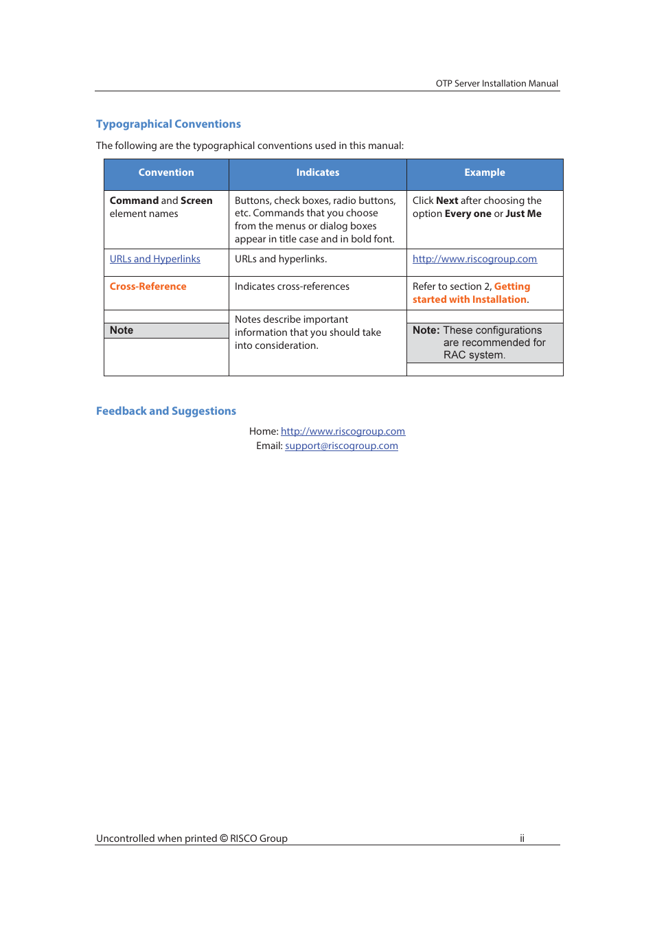 RISCO Group SafeWord OTP Server User Manual | Page 3 / 36