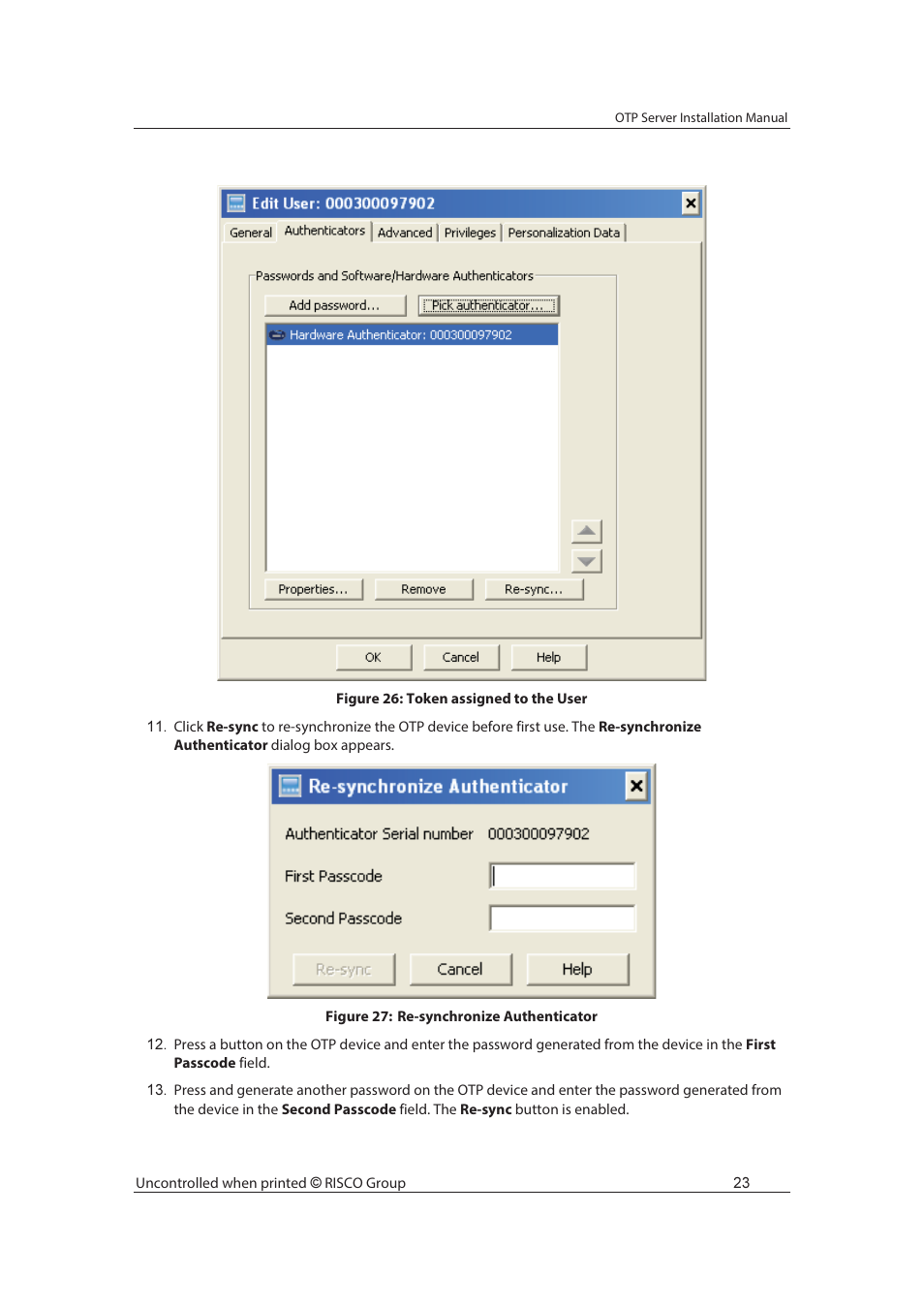 RISCO Group SafeWord OTP Server User Manual | Page 30 / 36