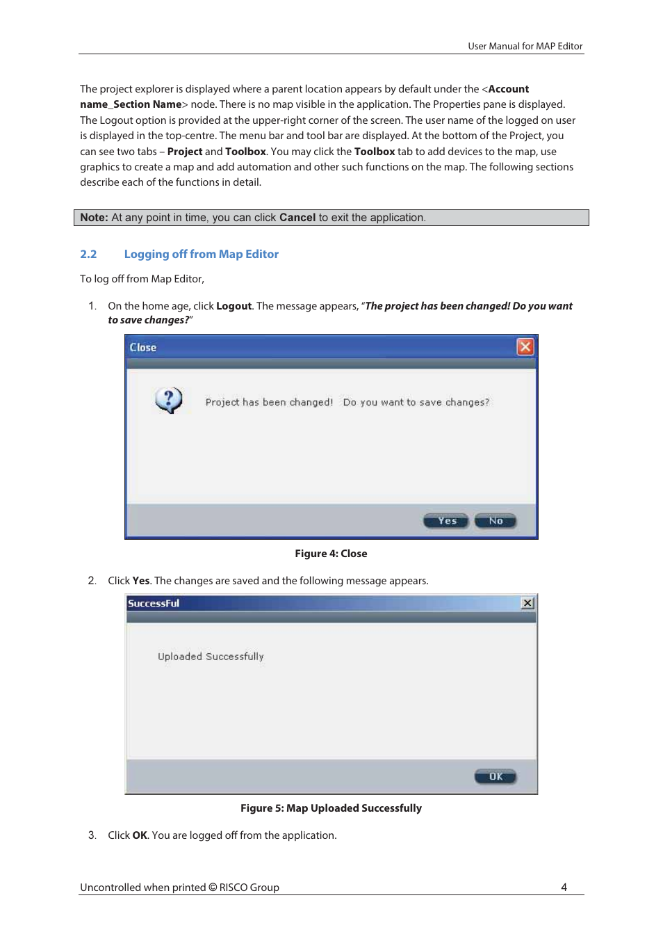 RISCO Group axesplus® MAP Editor User Manual | Page 12 / 68