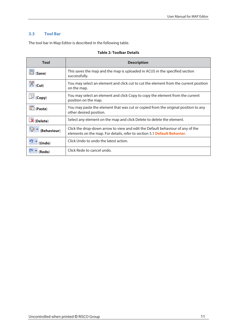 RISCO Group axesplus® MAP Editor User Manual | Page 19 / 68