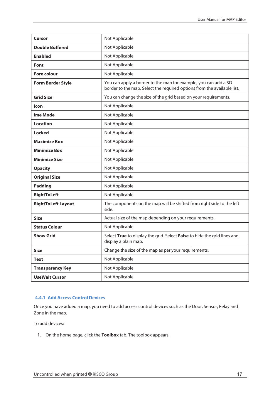 RISCO Group axesplus® MAP Editor User Manual | Page 25 / 68