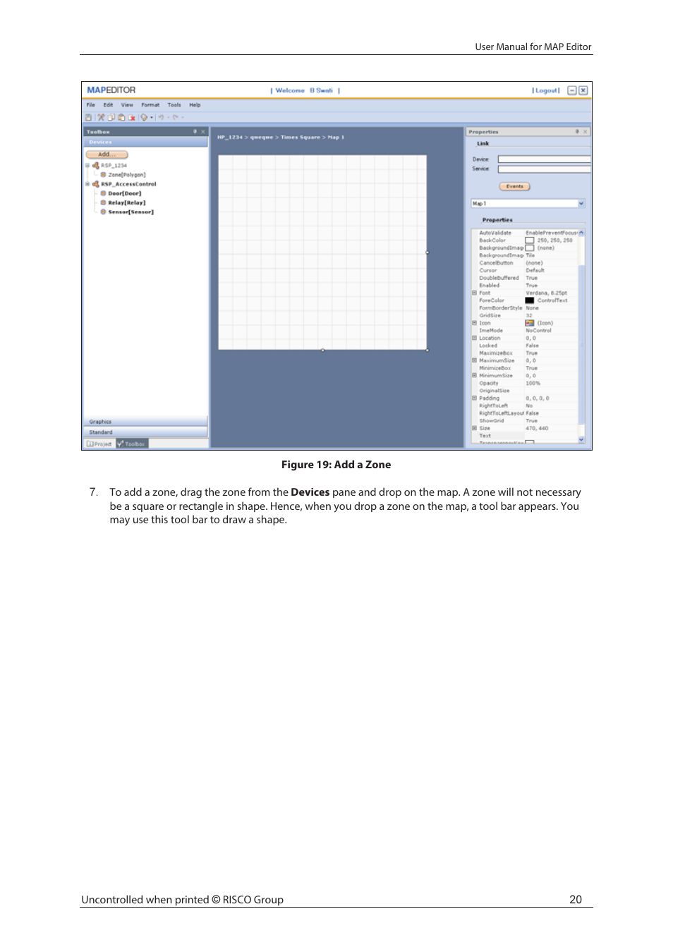 RISCO Group axesplus® MAP Editor User Manual | Page 28 / 68