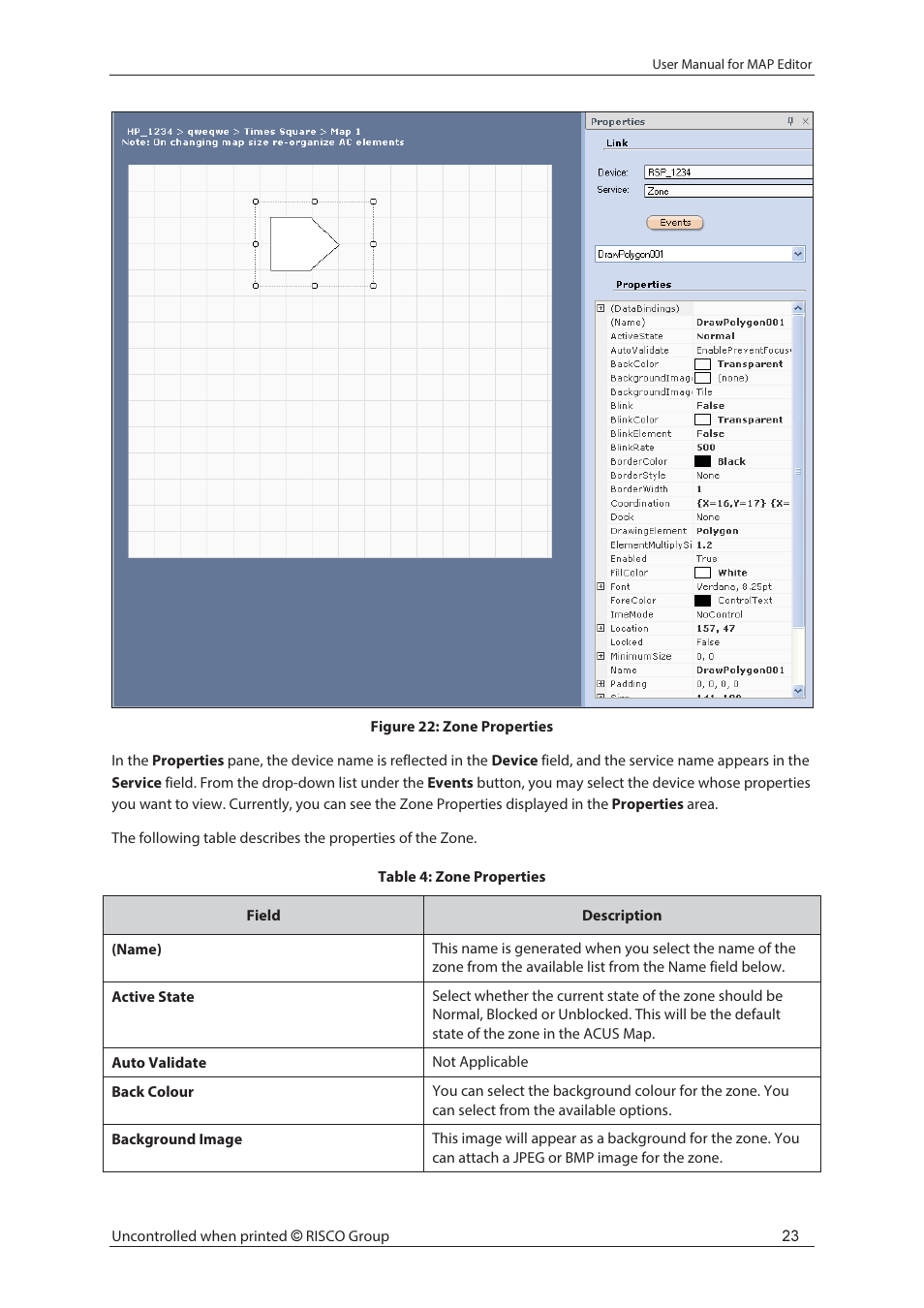 RISCO Group axesplus® MAP Editor User Manual | Page 31 / 68