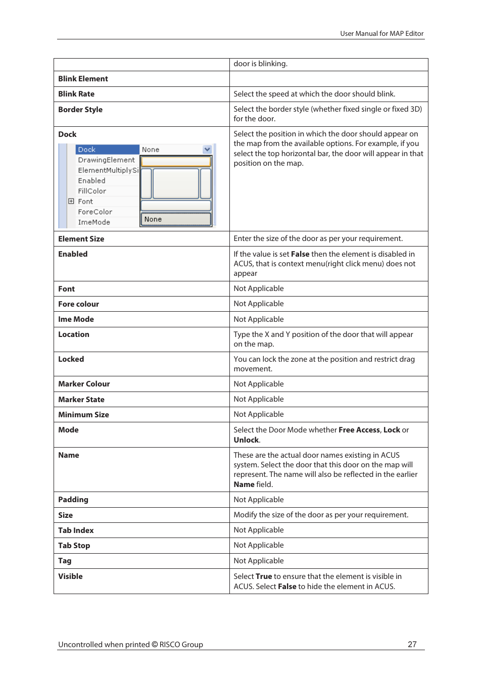 RISCO Group axesplus® MAP Editor User Manual | Page 35 / 68