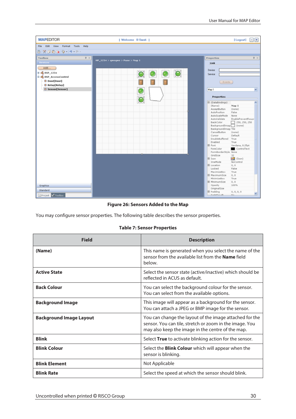 RISCO Group axesplus® MAP Editor User Manual | Page 38 / 68