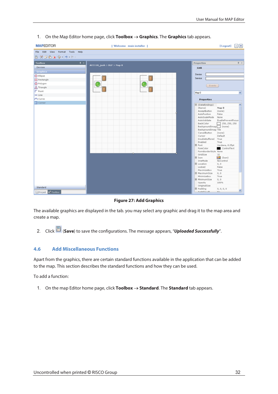 RISCO Group axesplus® MAP Editor User Manual | Page 40 / 68