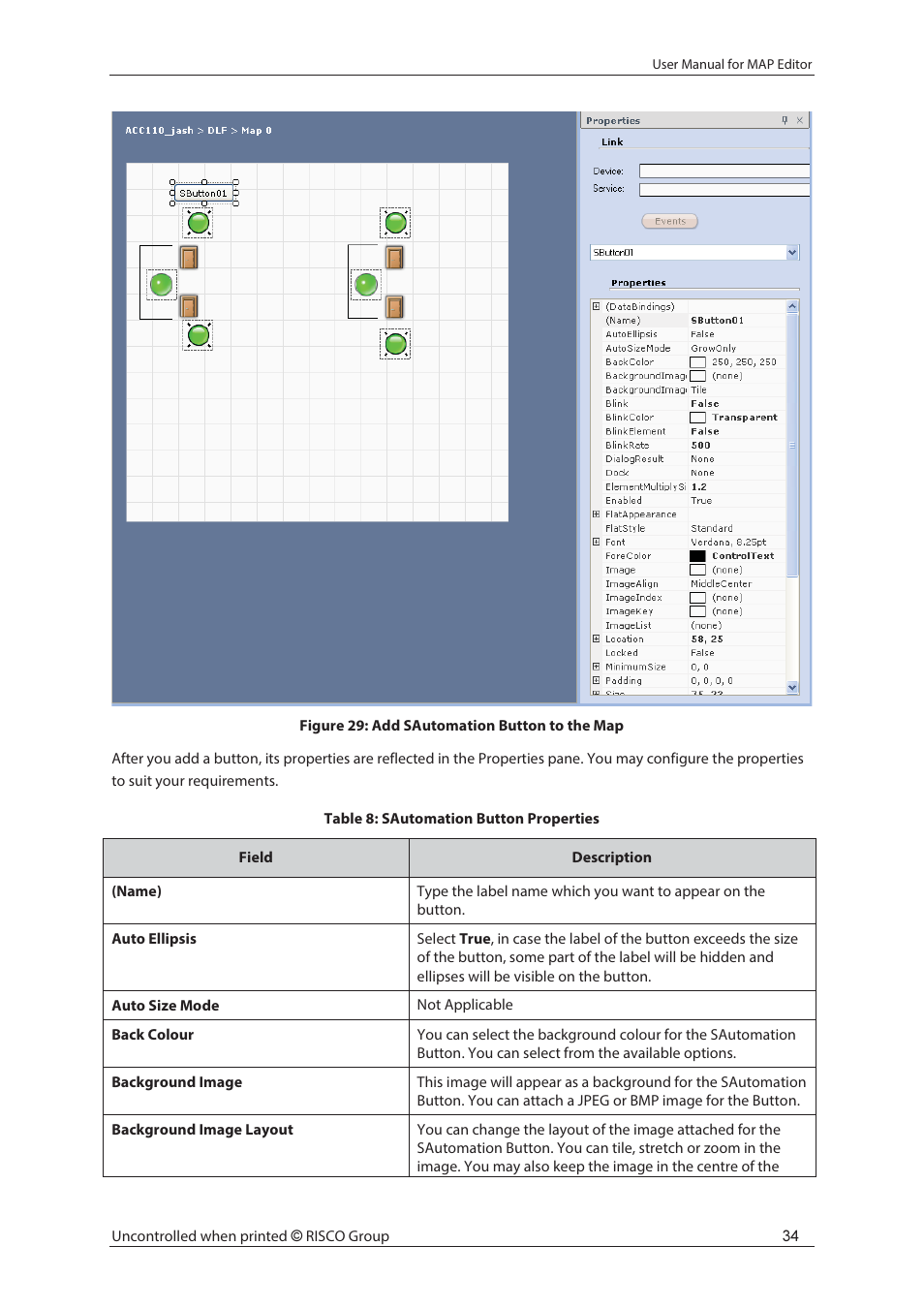 RISCO Group axesplus® MAP Editor User Manual | Page 42 / 68