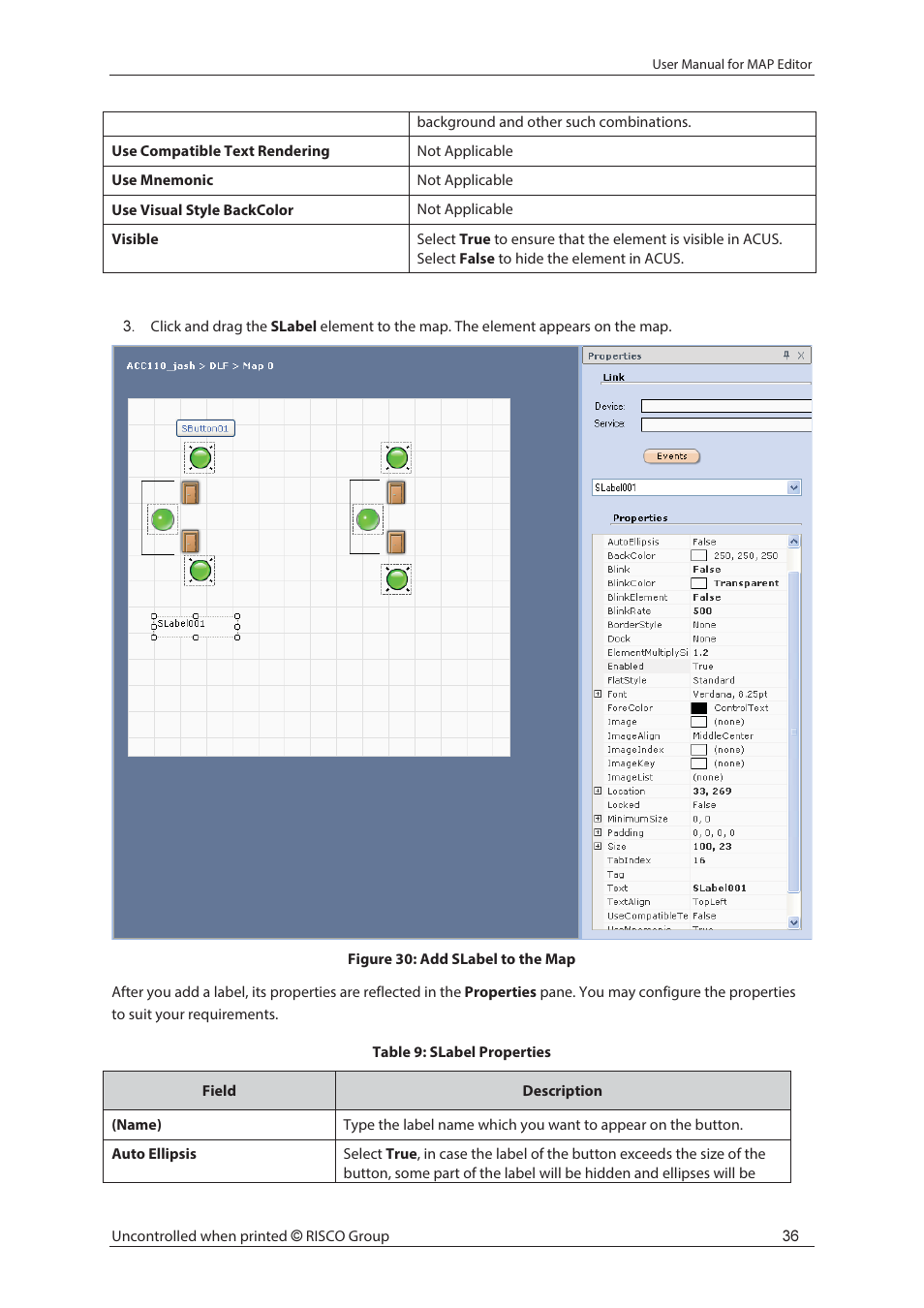 RISCO Group axesplus® MAP Editor User Manual | Page 44 / 68