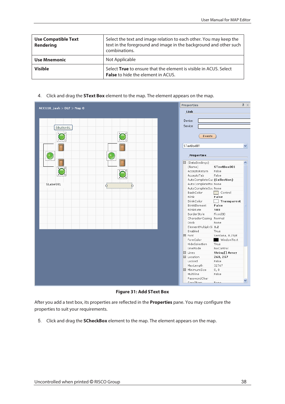 RISCO Group axesplus® MAP Editor User Manual | Page 46 / 68