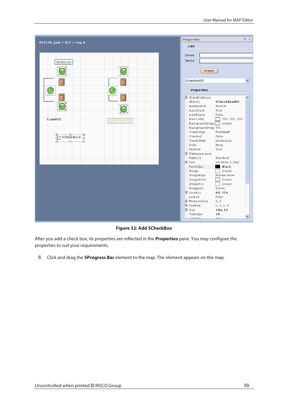 RISCO Group axesplus® MAP Editor User Manual | Page 47 / 68