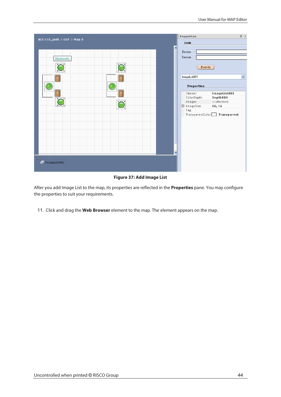 RISCO Group axesplus® MAP Editor User Manual | Page 52 / 68