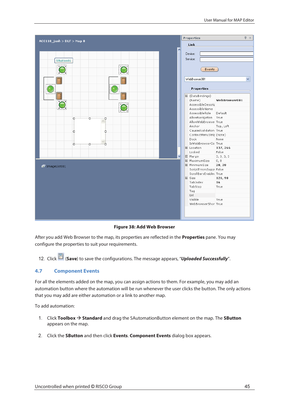 RISCO Group axesplus® MAP Editor User Manual | Page 53 / 68