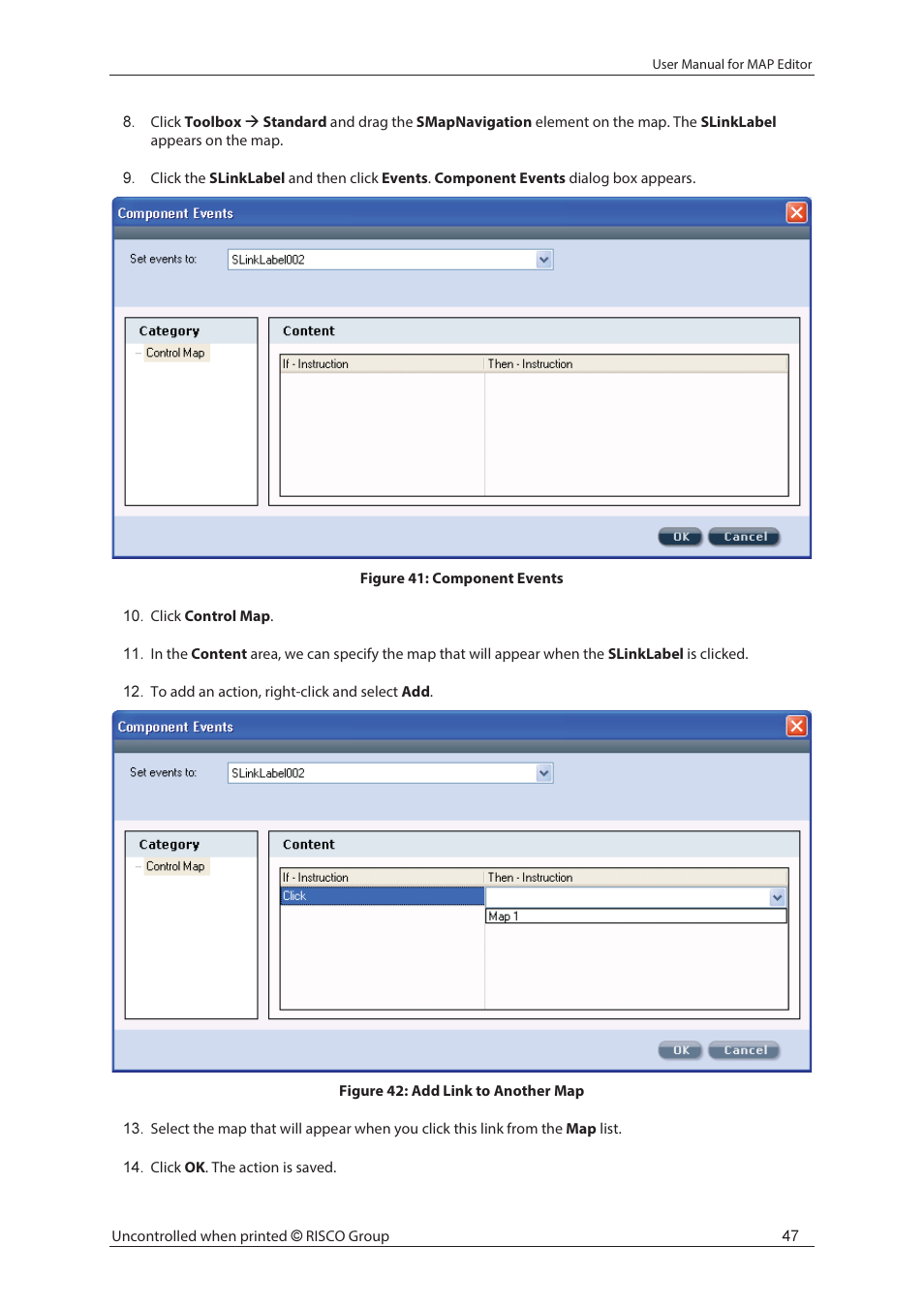 RISCO Group axesplus® MAP Editor User Manual | Page 55 / 68