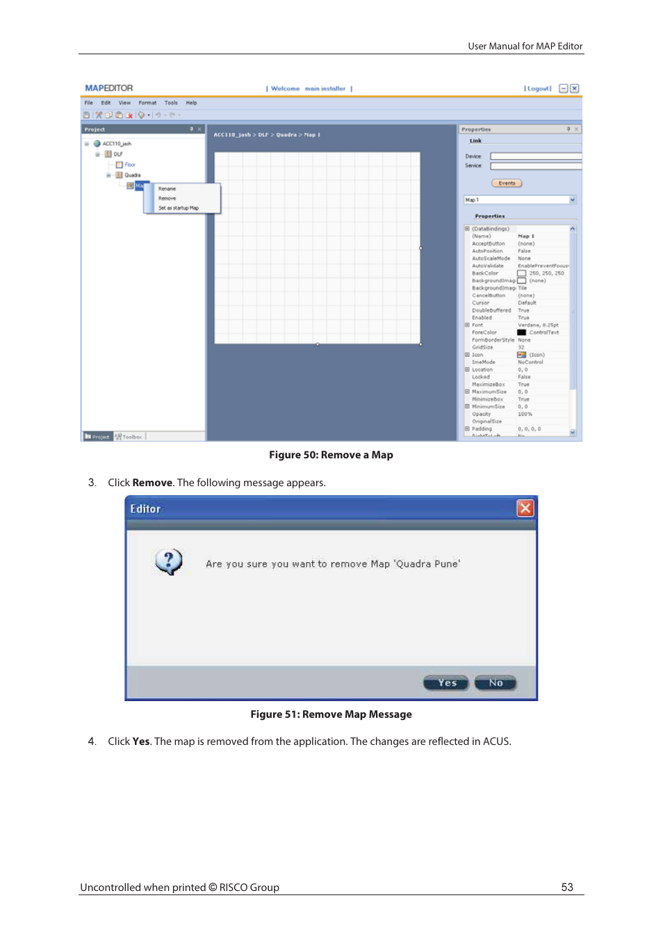 RISCO Group axesplus® MAP Editor User Manual | Page 61 / 68