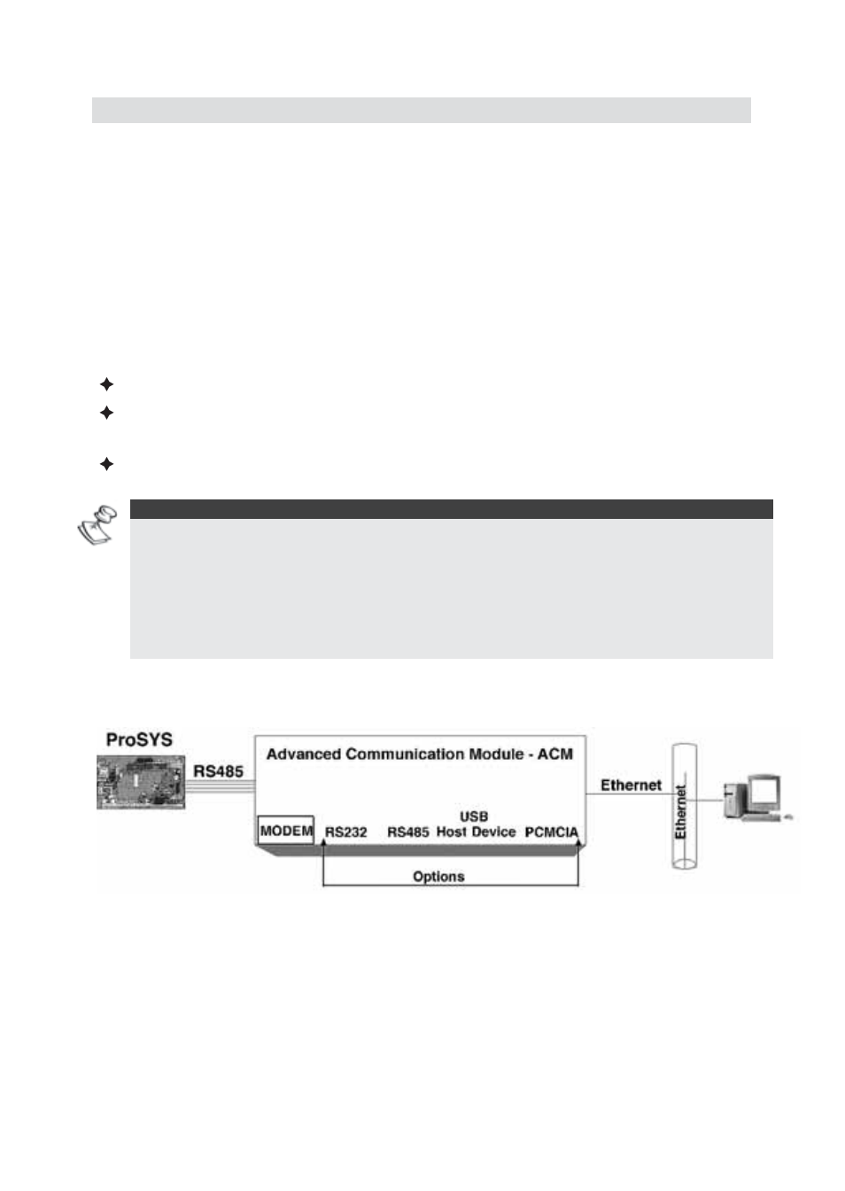 RISCO Group ProSYS – ACM User Manual | Page 4 / 24
