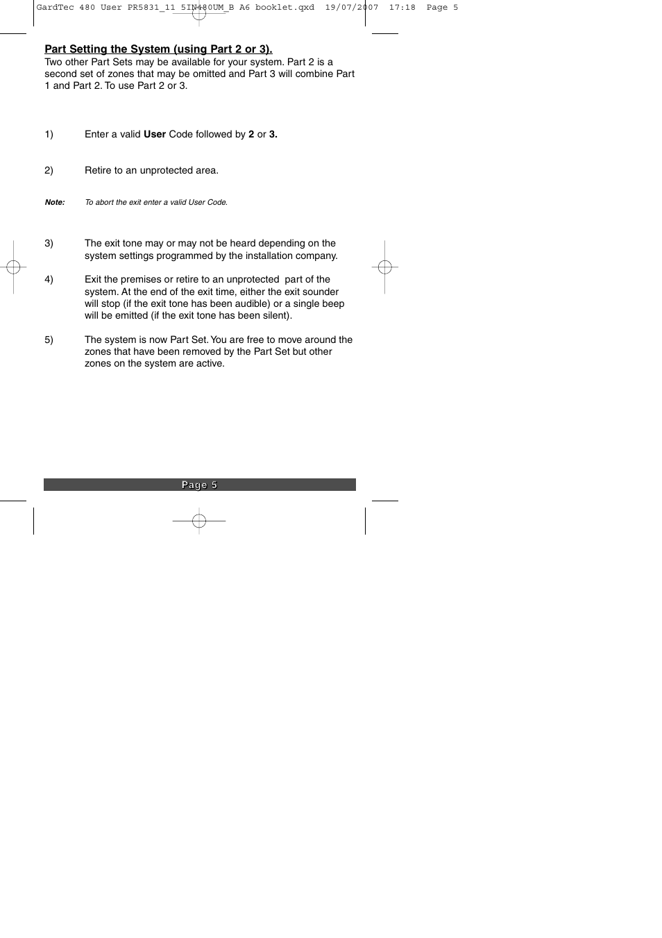 RISCO Group GT480 User Manual | Page 7 / 29