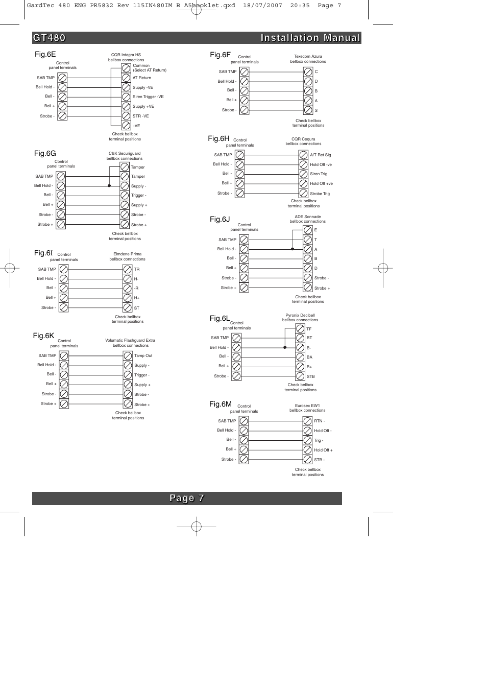 RISCO Group GT480 User Manual | Page 10 / 28