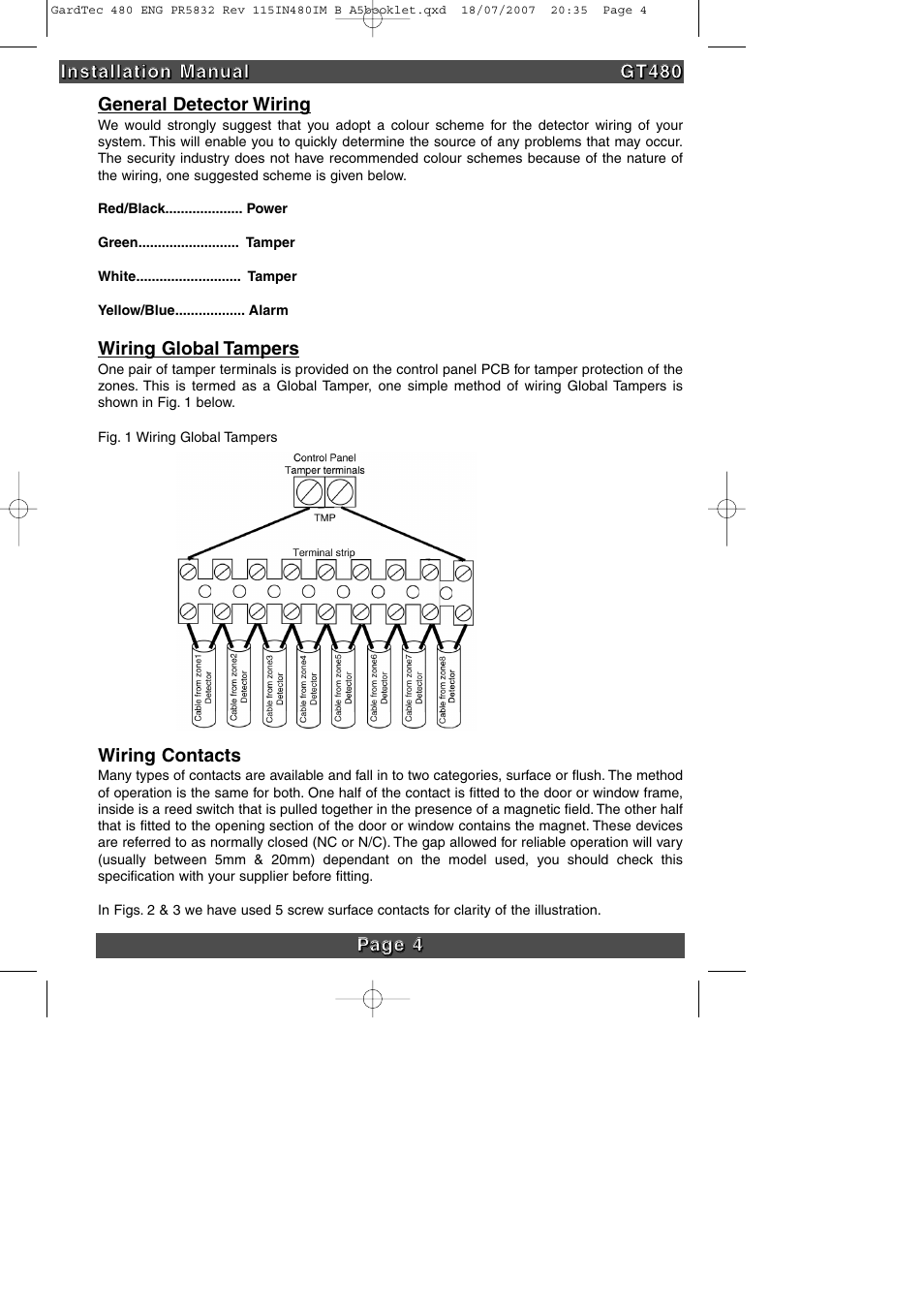 RISCO Group GT480 User Manual | Page 7 / 28