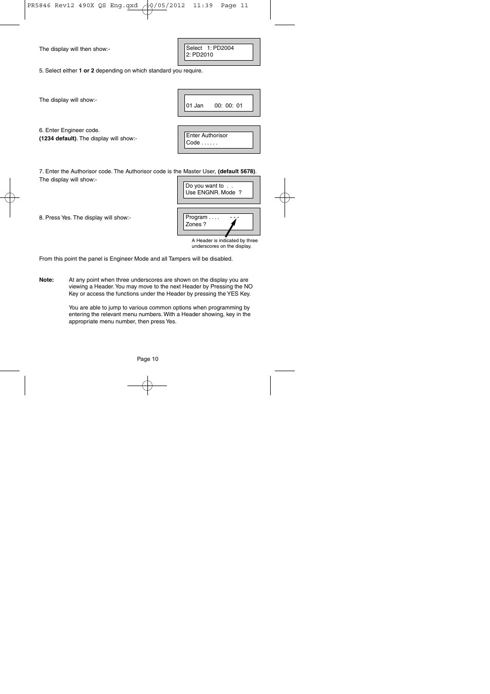 RISCO Group GT490X User Manual | Page 11 / 24