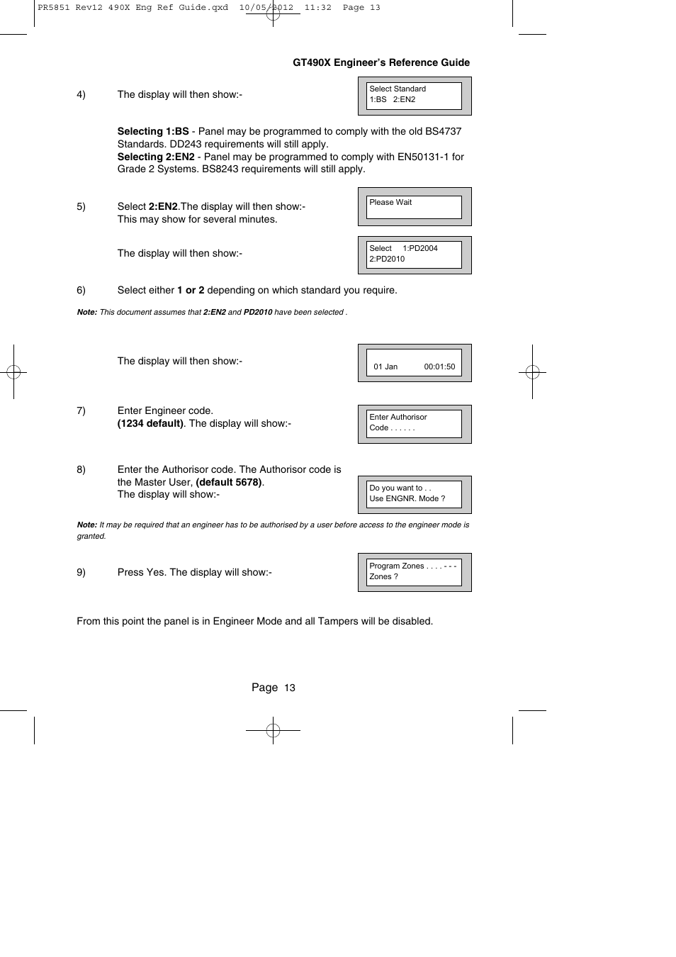 Page | RISCO Group Gardtec 490X User Manual | Page 14 / 108