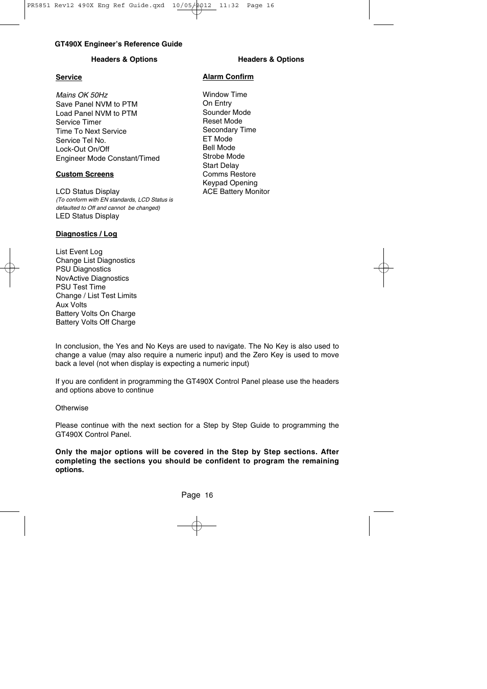 RISCO Group Gardtec 490X User Manual | Page 17 / 108