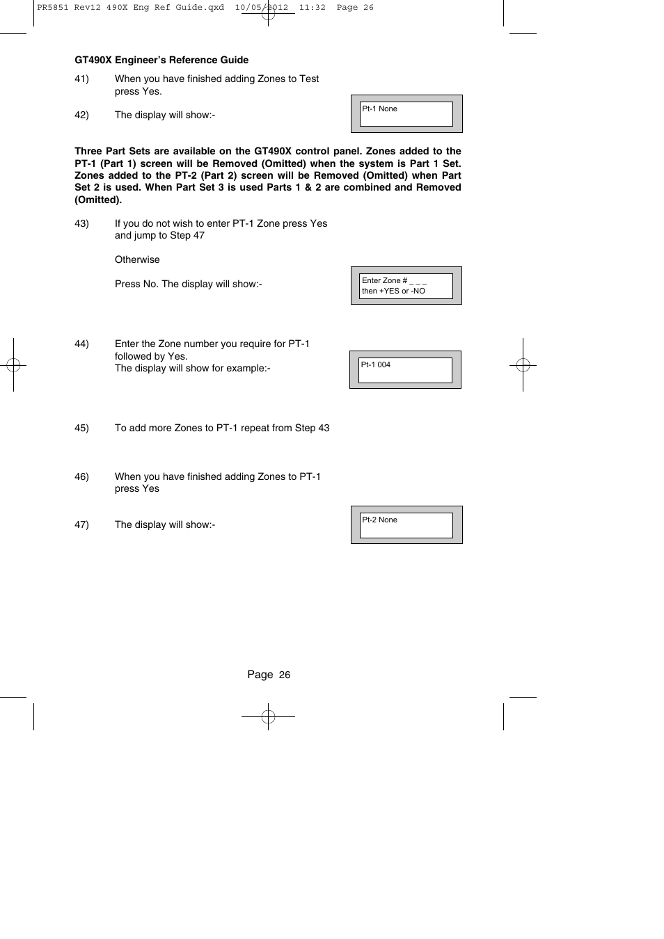 RISCO Group Gardtec 490X User Manual | Page 27 / 108