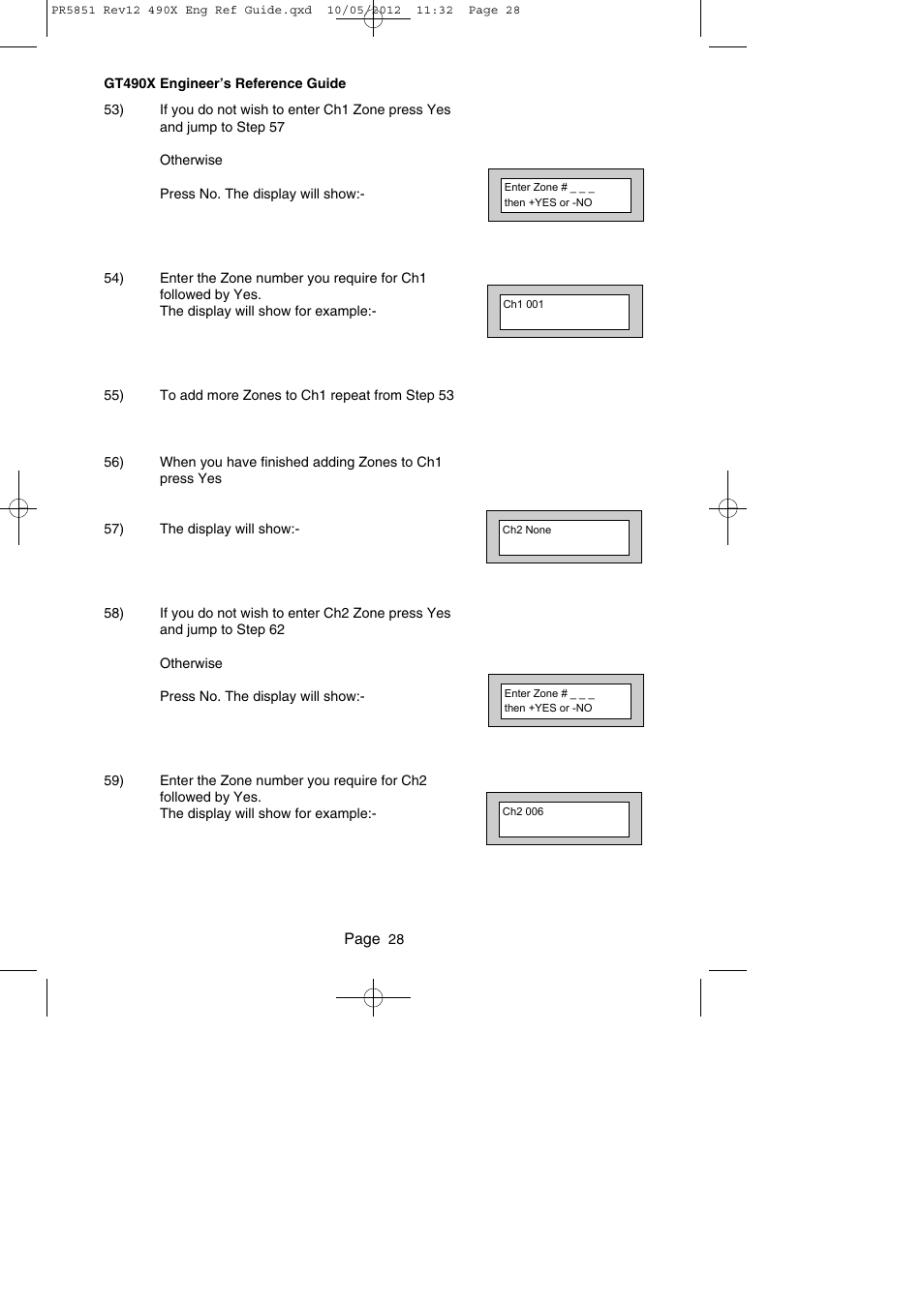 RISCO Group Gardtec 490X User Manual | Page 29 / 108