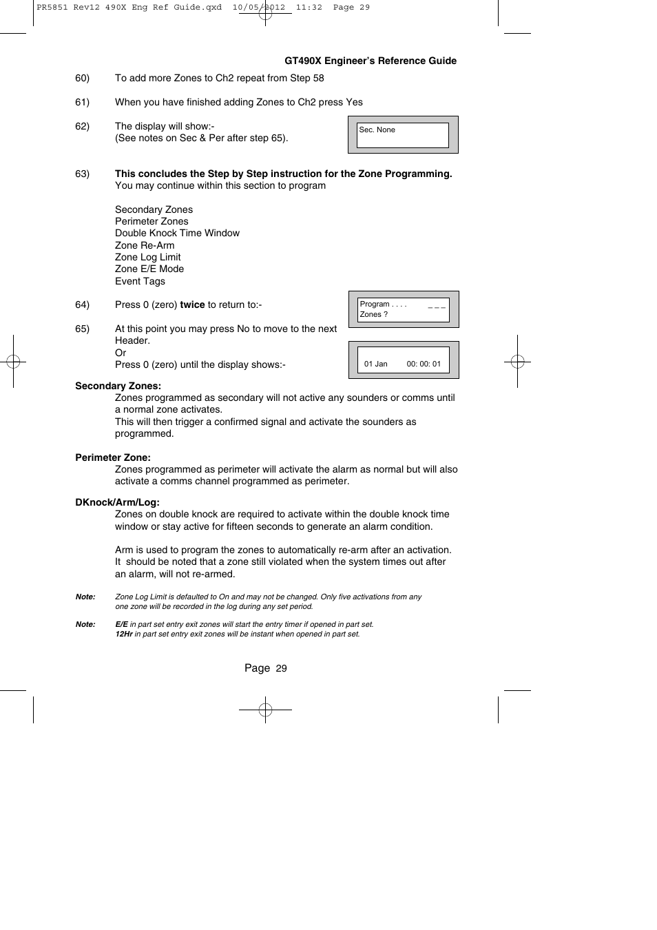 RISCO Group Gardtec 490X User Manual | Page 30 / 108