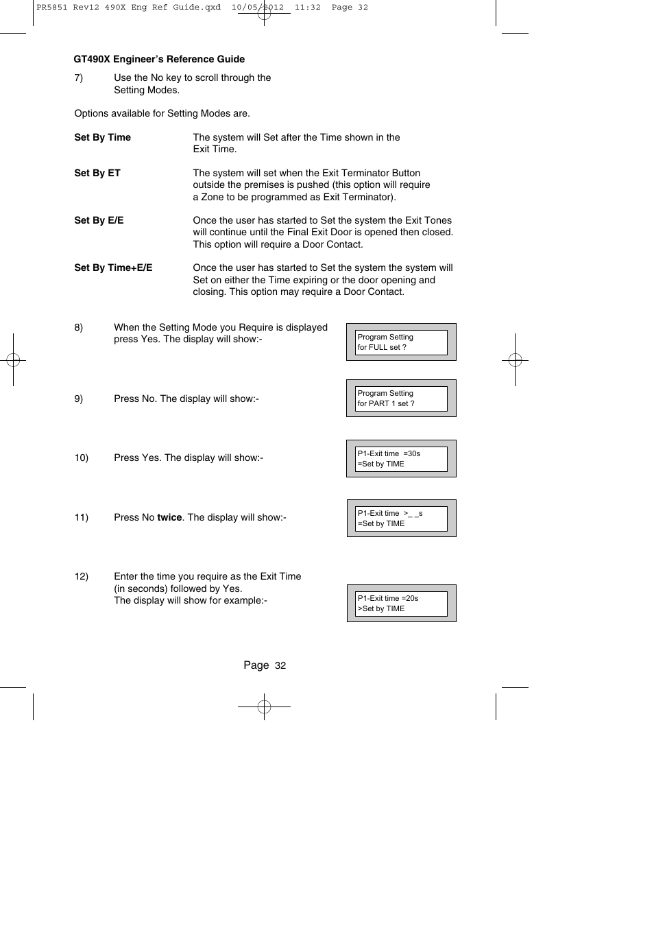 RISCO Group Gardtec 490X User Manual | Page 33 / 108