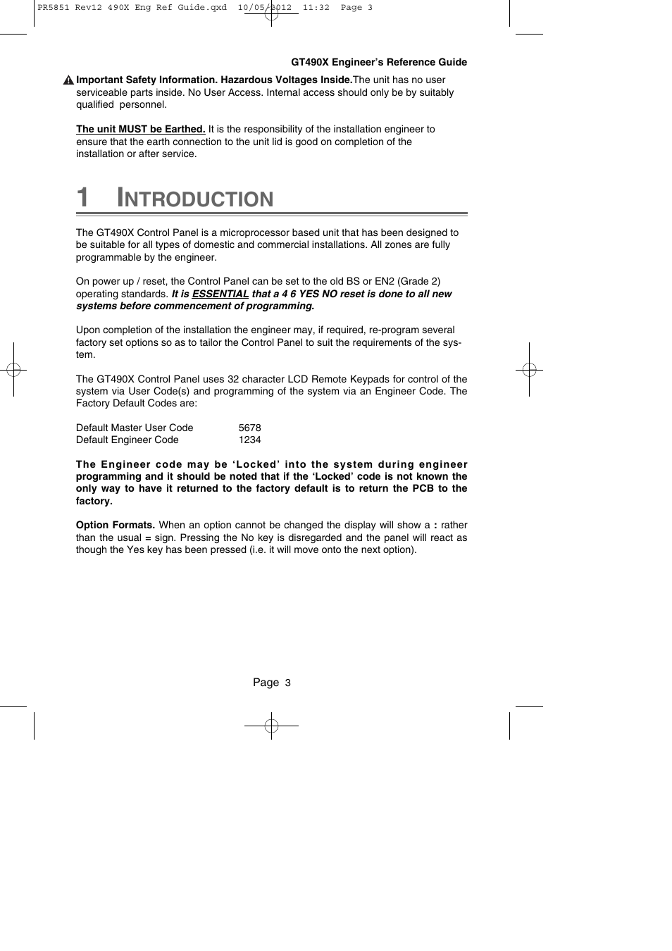 Ntroduction | RISCO Group Gardtec 490X User Manual | Page 4 / 108