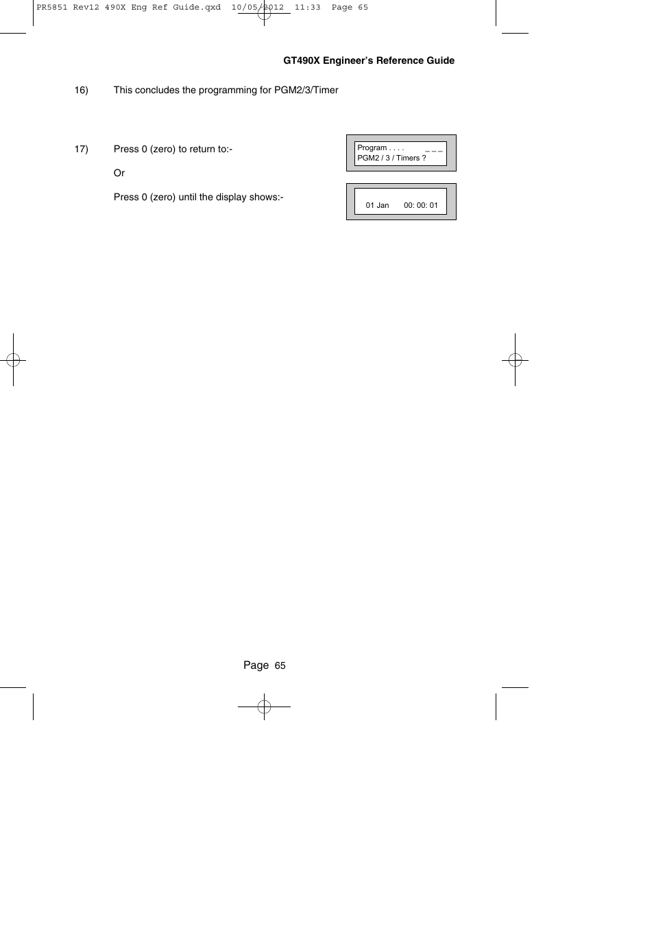 RISCO Group Gardtec 490X User Manual | Page 66 / 108
