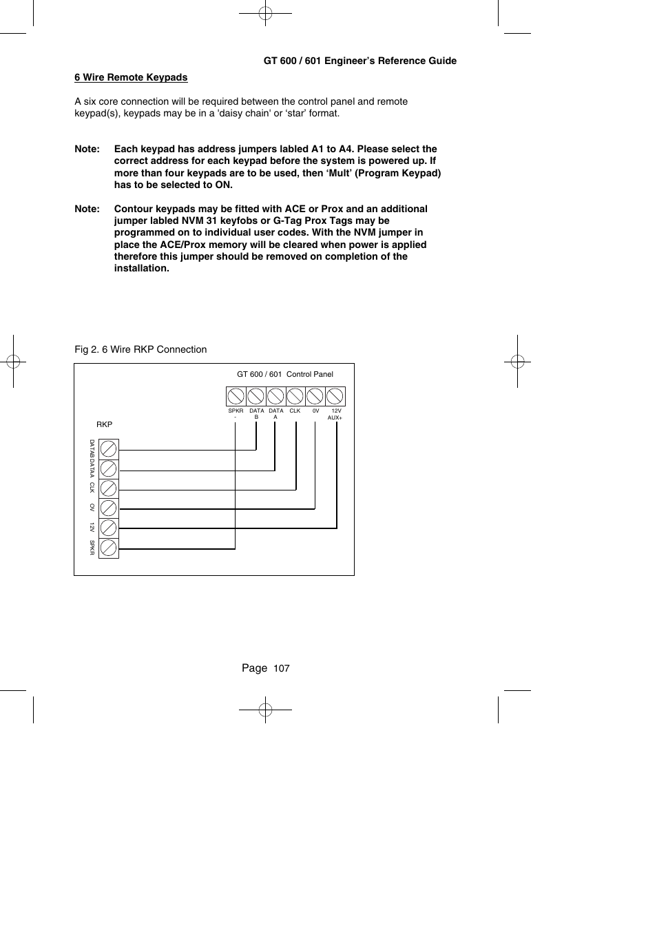 Page | RISCO Group Gardtec GT600 User Manual | Page 109 / 128