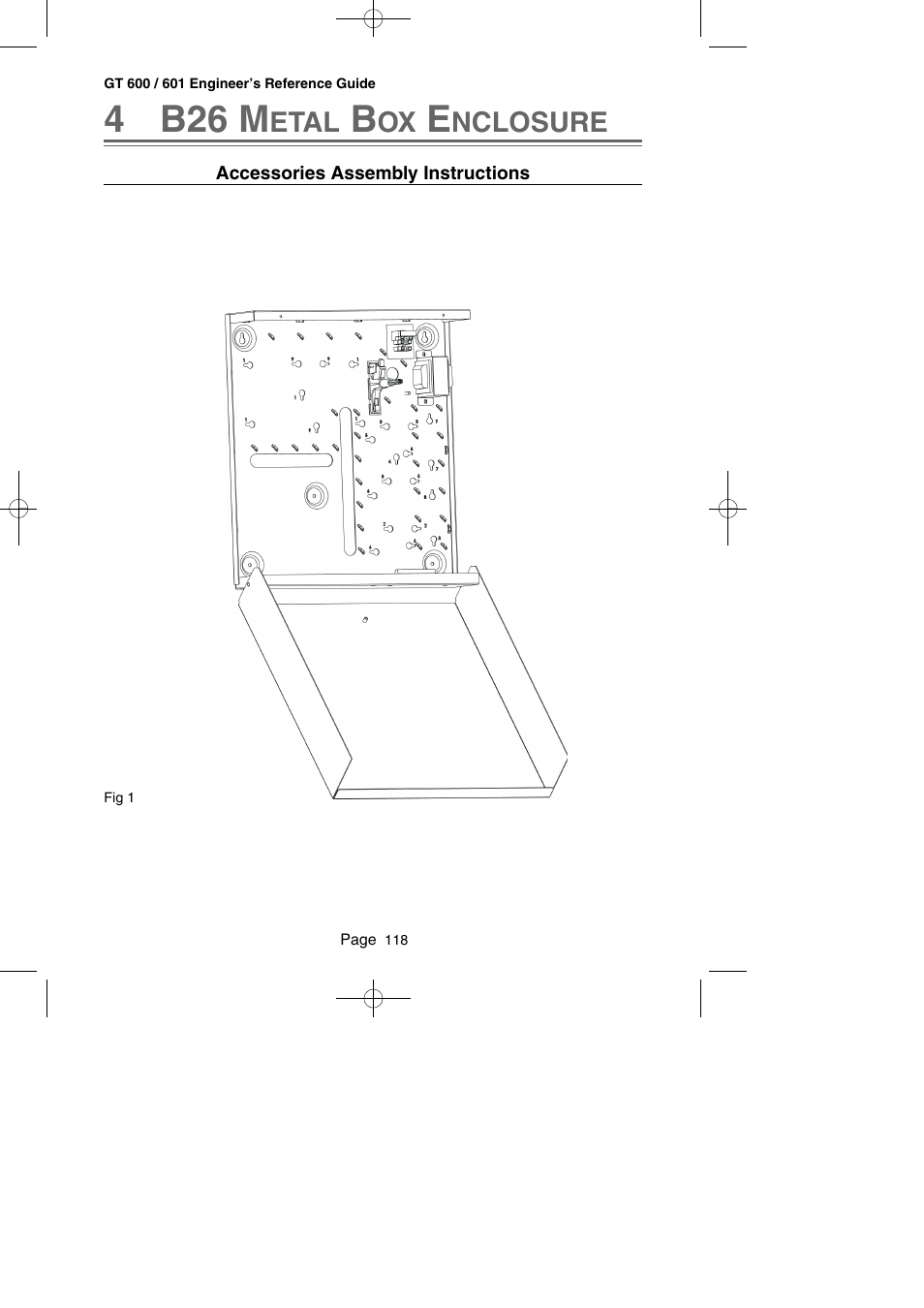 4b26 m, Etal, Nclosure | RISCO Group Gardtec GT600 User Manual | Page 120 / 128